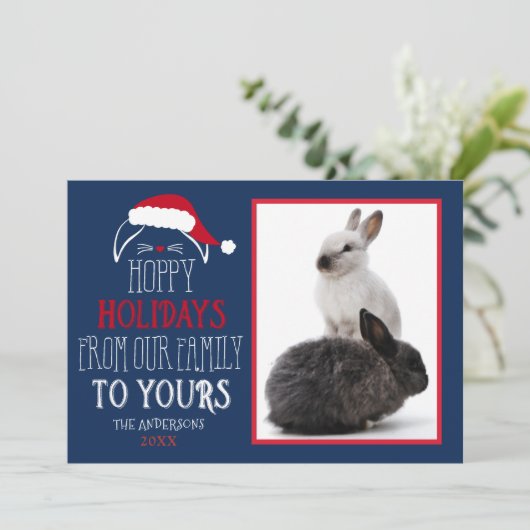 Hopfenreiches Feiertagskarte (Stehend Vorderseite)