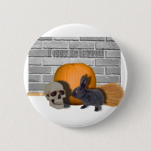 hopfenreiches Halloween Button (Vorderseite)