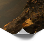Hopfensee mit Jetty & Alpen Poster (Ecke)