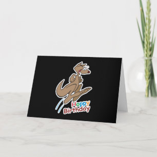 hopfig alles Gute zum Geburtstag Känguru Karte