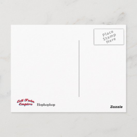 Hophophop Postkarte (Rückseite)