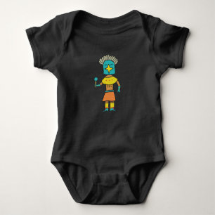 Hopi Doll Blue Star Kachina Baby Strampler