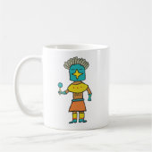 Hopi Doll Blue Star Kachina Kaffeetasse (Links)