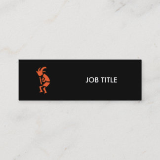 Hopi Flute Player - Südwestindisches Design Mini Visitenkarte