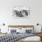 Hopi (Moqui) Amerikanische Ureinwohner Snake Kiva Leinwanddruck (Insitu (Schlafzimmer))