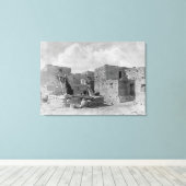 Hopi (Moqui) Amerikanische Ureinwohner Snake Kiva Leinwanddruck (Insitu (Holzboden))