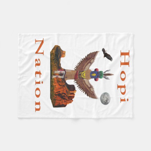 Hopi Nation Fleecedecke (Vorderseite (Horizontal))