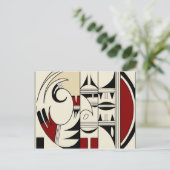 Hopi Pottery 01 Postkarte (Stehend Vorderseite)