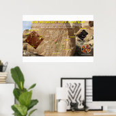 Hopi Prophy Rock Star Karte Poster (Heimbüro)