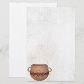 Hopi Pueblo Pottery Stationery Briefpapier (Vorne/Hinten)