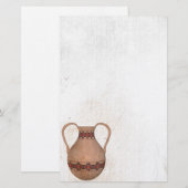 Hopi Pueblo Pottery Stationery Briefpapier (Vorne/Hinten)