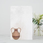 Hopi Pueblo Pottery Stationery Briefpapier (Stehend Vorderseite)