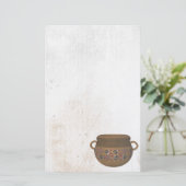 Hopi Pueblo Pottery Stationery Briefpapier (Stehend Vorderseite)