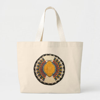 Hopi Snake Motif Vintager Indianer Jumbo Stoffbeutel