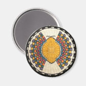 Hopi Snake Motif Vintager Indianer Magnet (Vorderseite/Rückseite)