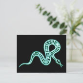 Hopi Snake Motif Vintager Indianer Postkarte (Stehend Vorderseite)