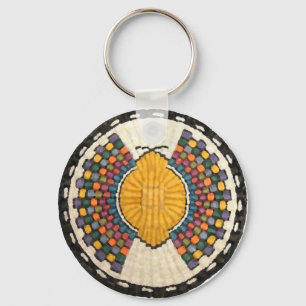 Hopi Snake Motif Vintager Indianer Schlüsselanhänger