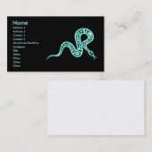 Hopi Snake Motif Vintager Indianer Visitenkarte (Vorne/Hinten)
