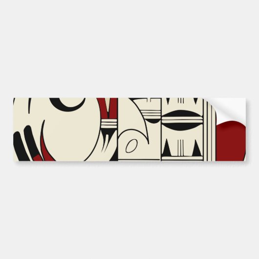 Hopi-Tonwaren 01 Autoaufkleber (Vorne)