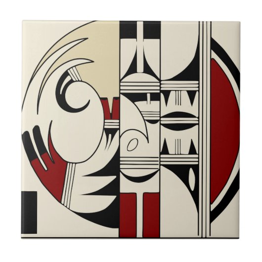 Hopi-Tonwaren 01 Fliese (Vorderseite)