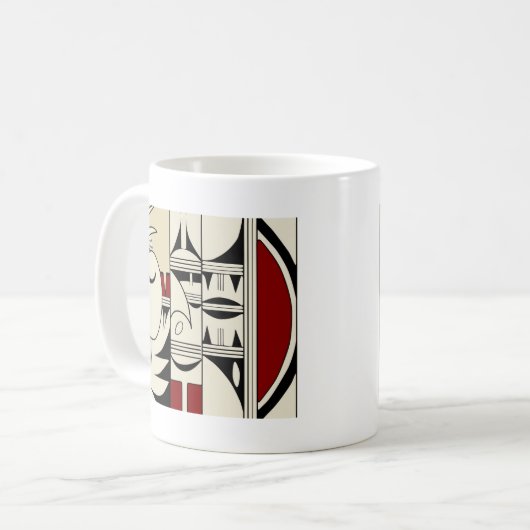 Hopi-Tonwaren 01 Kaffeetasse (Vorderseite Links)