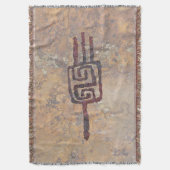 Hopi Womans Symbol Decke (Vorderseite Vertikal)