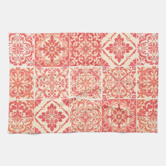 Hopia Orange Geschirrtuch (Horizontal)