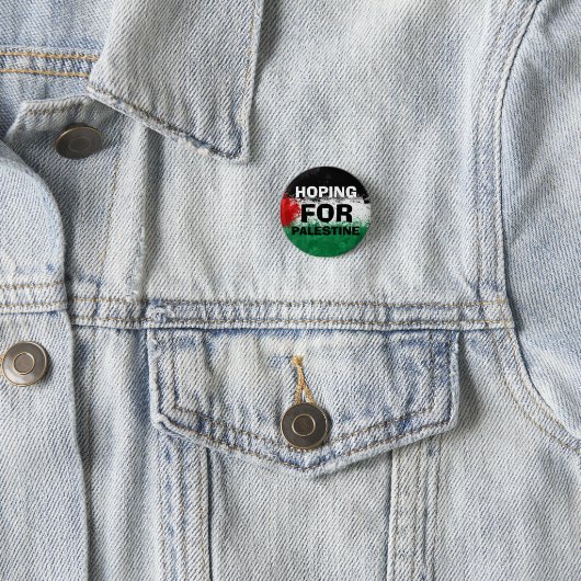 HOPING FOR PALESTINE Button (Beispiel)