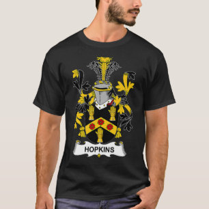 Hopkins Coat of Arms Familienwappen Premium T-Shirt