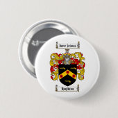 HOPKINS FAMILIENWAPPEN - HOPKINS WAPPEN BUTTON (Vorne & Hinten)