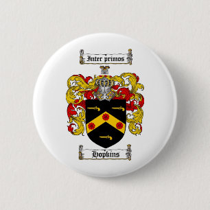 HOPKINS FAMILIENWAPPEN - HOPKINS WAPPEN BUTTON