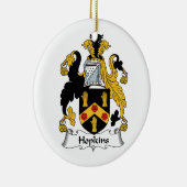Hopkins Familienwappen Keramikornament (Rechts)