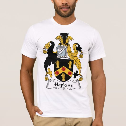 Hopkins Familienwappen T-Shirt (Vorderseite)