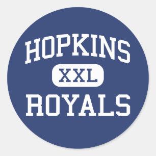 Hopkins - Royals - High School - Hopkins Minnesota Runder Aufkleber