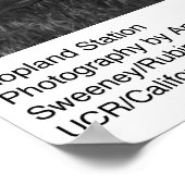 Hopland Station von Ansel Adams Poster (Ecke)