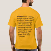 Hoplophobe - Dianne Feinstein T-Shirt (Rückseite)