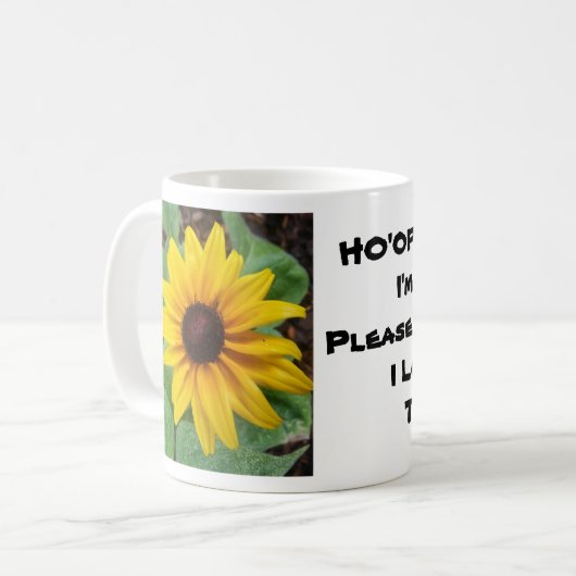 HOPONOPONO SAMMLUNGS-TASSEN-ENGLISCHE SPRACHE KAFFEETASSE (Vorderseite Links)