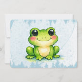Hopp auf Kindergeburtstagsfeier  Einladung (Rückseite)