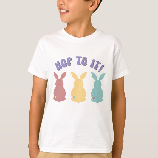 Hopp Hopp Hopp - Ostern T-Shirt (Vorderseite)