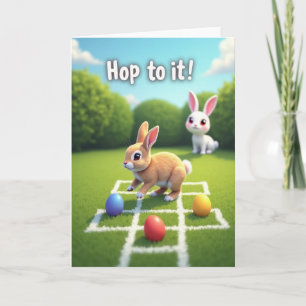 Hopp mal! Lustige Outdoor-Karte Karte