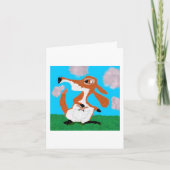 Hoppe Geburtstag 🎂 Dankeskarte (Vorderseite)