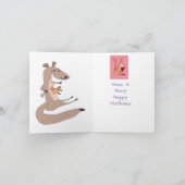 Hoppe Geburtstag 🎂 Dankeskarte (Innenseite)