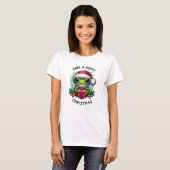 Hoppe Weihnachten | Froschpuppe T-Shirt (Vorne ganz)