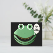 Hoppe zum Geburtstag Postkarte (Stehend Vorderseite)