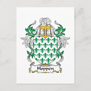 Hoppen Familienwappen Postkarte