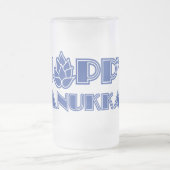hoppen Hanukkah Mattglas Bierglas (Mittel)