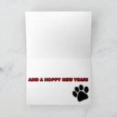 Hoppen Weihnachten W/ Pika - Rabbit Xmas Card (Innenseite)