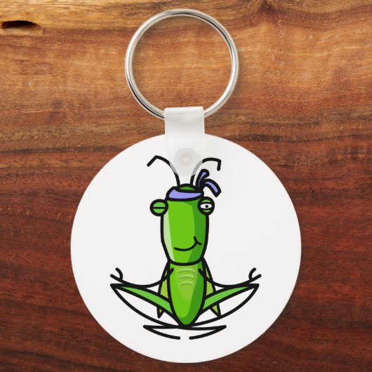 hopper_meditating_Schlüsselanhänger Schlüsselanhänger (Vorderseite)