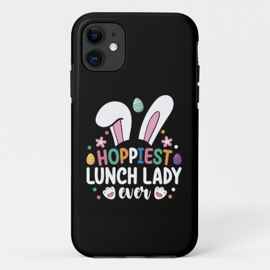 Hoppiest Lunch Lady School Ostern Bunny Eggs Case-Mate iPhone Hülle (Rückseite)