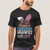 Hoppiest Respiratory Therapist Ever Bunny Ear Red T-Shirt (Vorderseite)